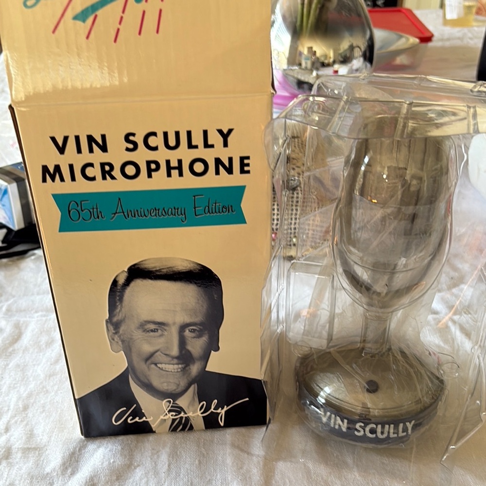 Vin Scully Microphone Collectible
